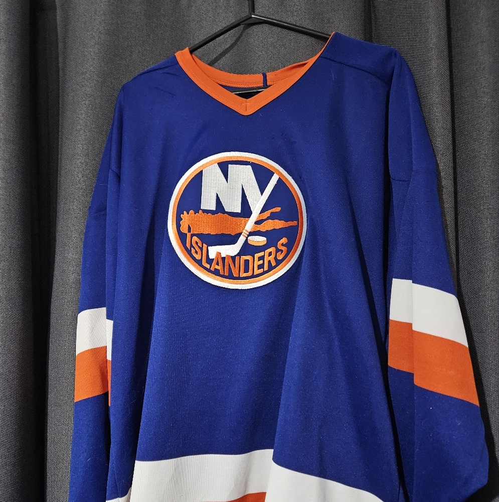CCM Blue and Orange New York Islanders Jersey